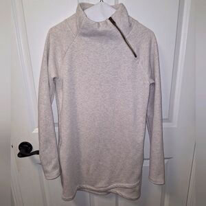 An Athleta long sleeve mock neck sweater dress in a size XS.